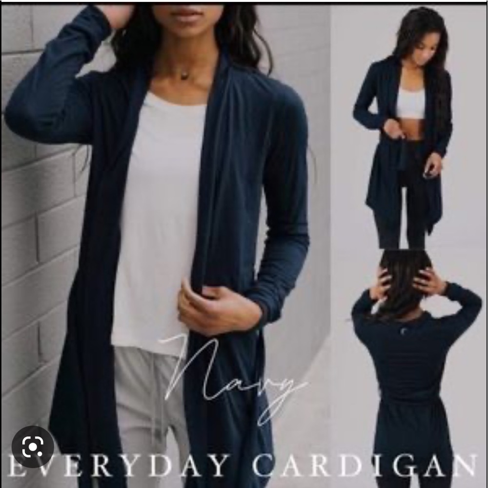 Zyia navy everyday cardigan